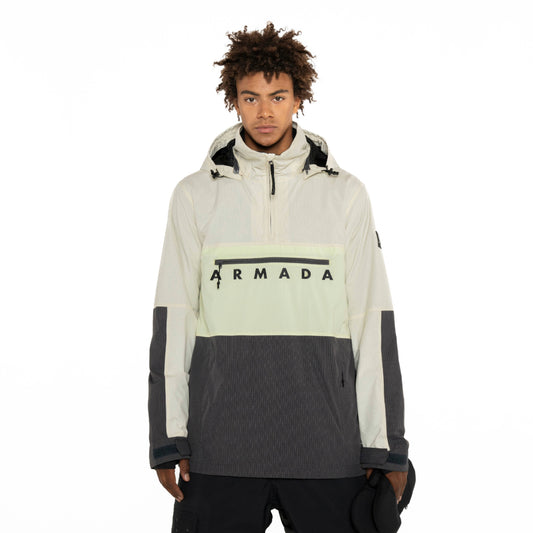 Armada (Sample) - Men's Salisbury 2L Anorak - Cream/Anthracite/Lume