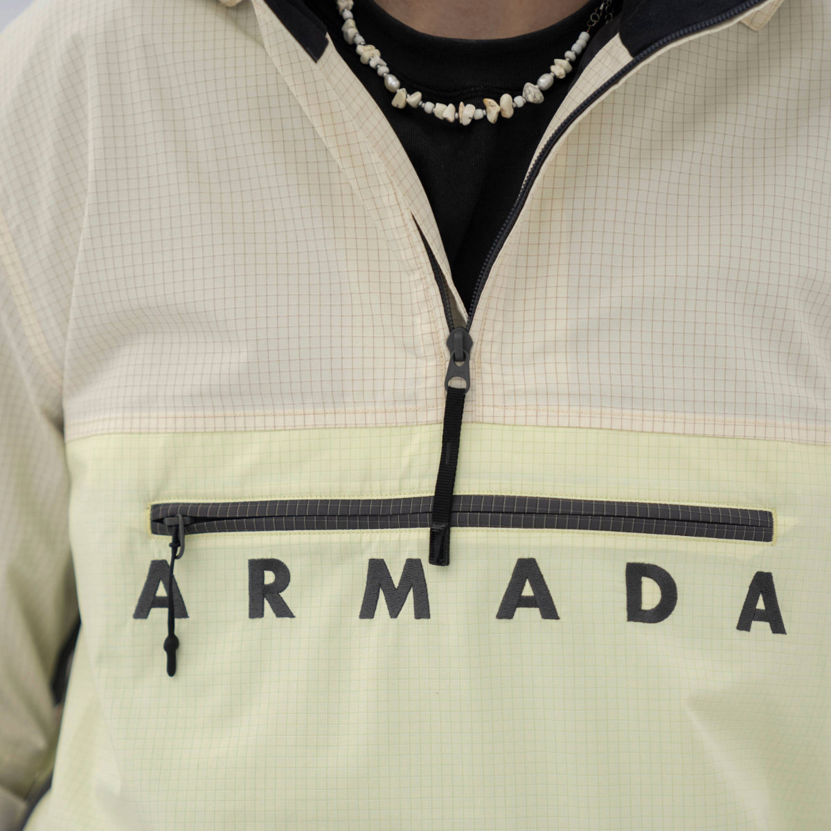 Armada (Sample) - Men's Salisbury 2L Anorak - Cream/Anthracite/Lume