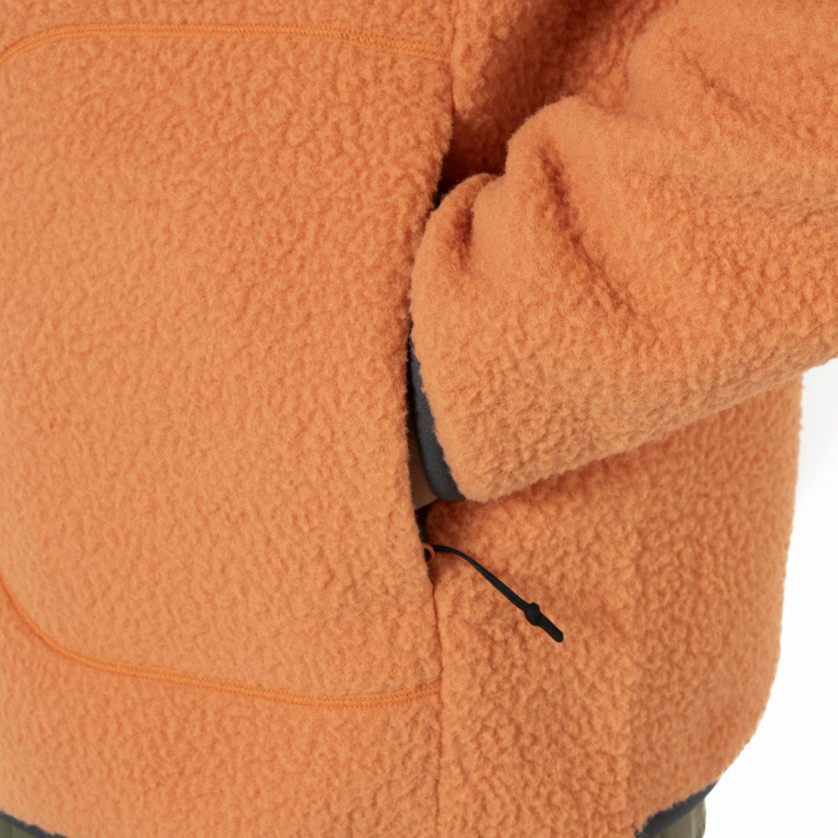 Armada (Sample) - Unisex Kenlem Fleece Popover - Sienna/Macha