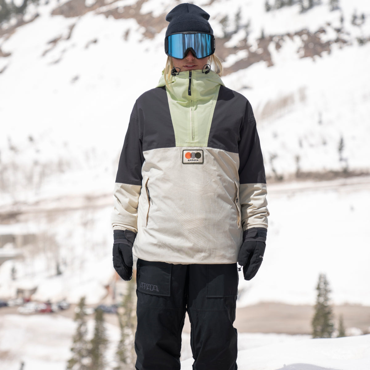 Armada (Sample) - Women's Madaket 2L Insulated Anorak - Cream/Anthracite