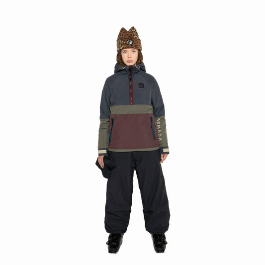 Armada (Sample) - Women's Rosalie 2L Insulated Anorak - Indigo/Olive/Sassafras