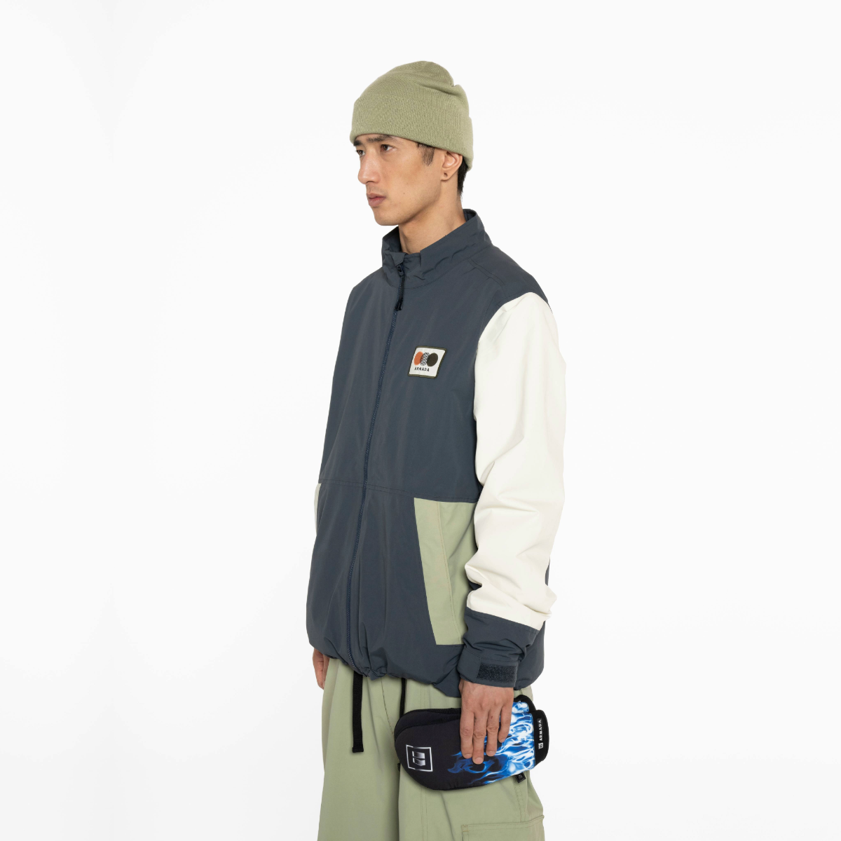 Armada (Sample) - Men's Sarin 2L Insulated Jacket - Indigo/Cream/Macha