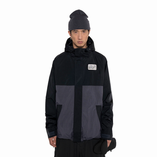Armada (Sample) - Unisex Murph Windbreaker - Black/Anthracite