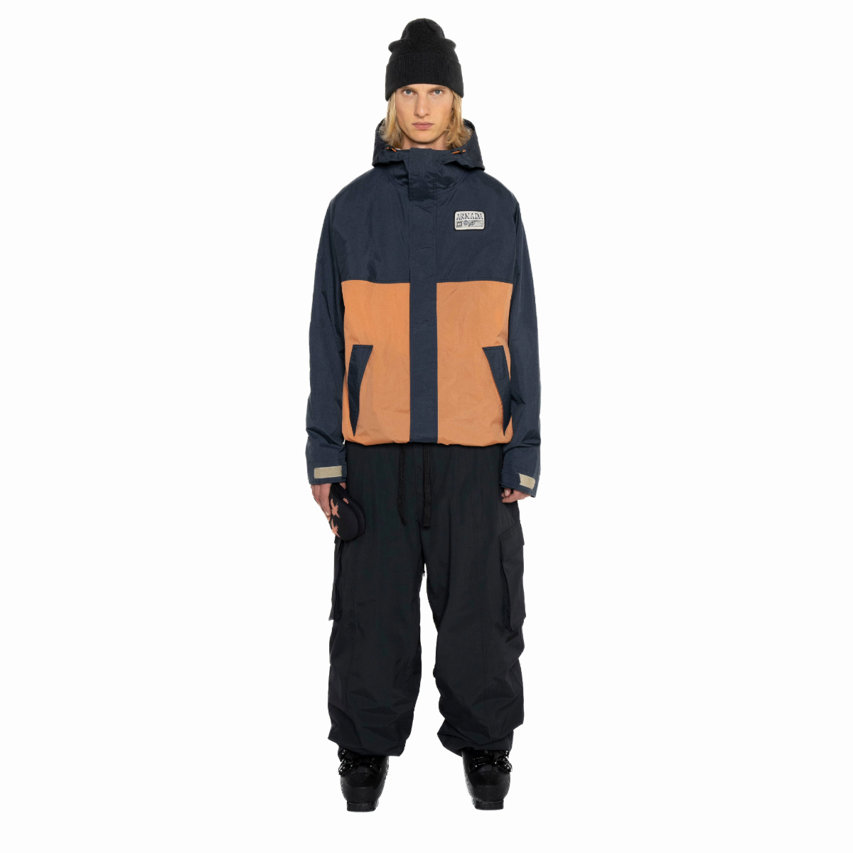 Armada (Sample) - Unisex Murph Windbreaker - Indigo/Sienna