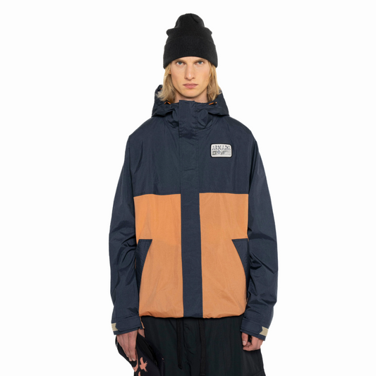 Armada (Sample) - Unisex Murph Windbreaker - Indigo/Sienna