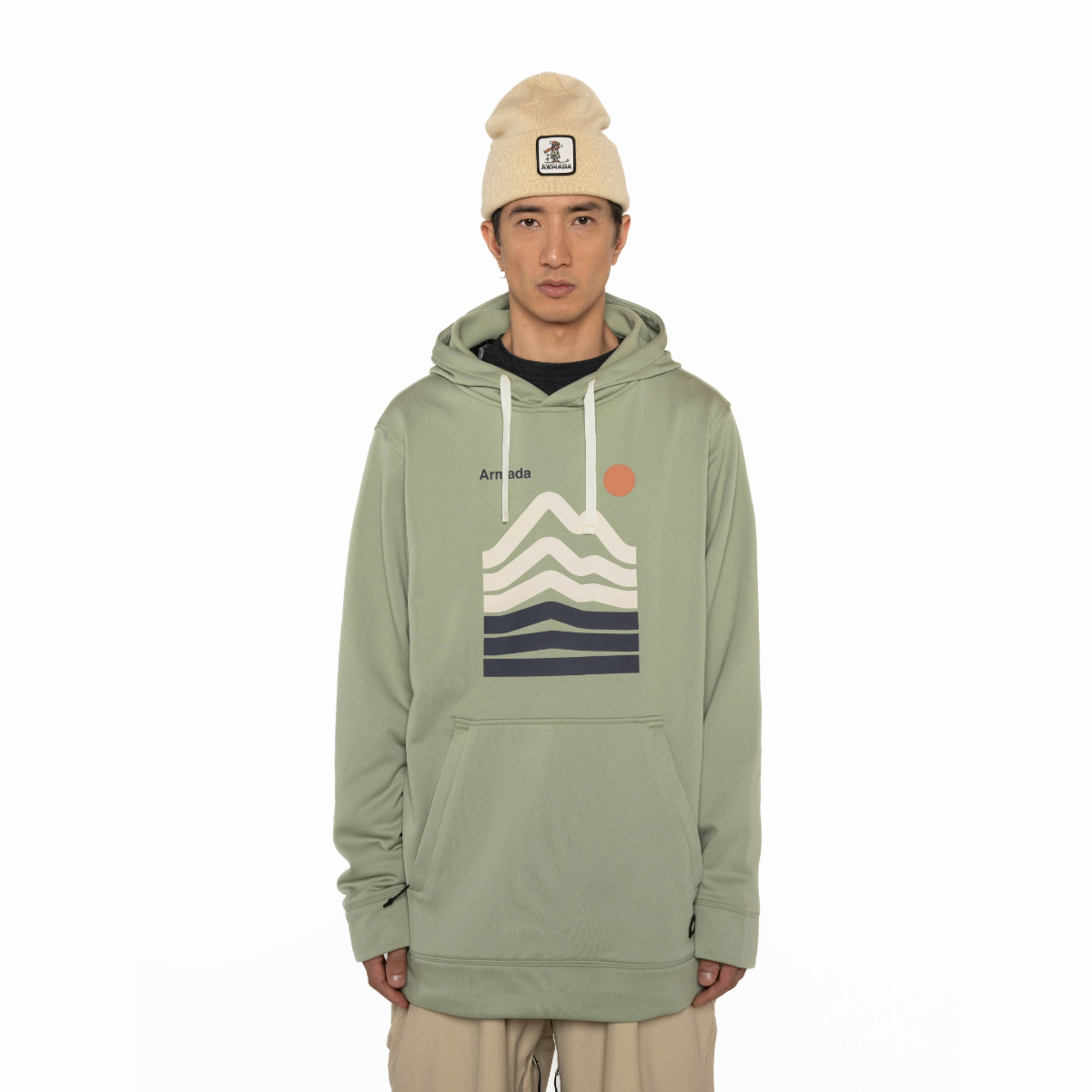Armada (Sample) - Unisex Rollin Rideable Hoodie - Macha