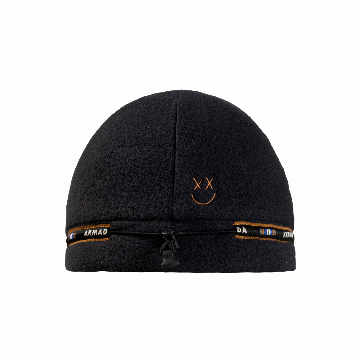Armada (Sample) - Unisex Cord Lock Fleece Beanie - Black
