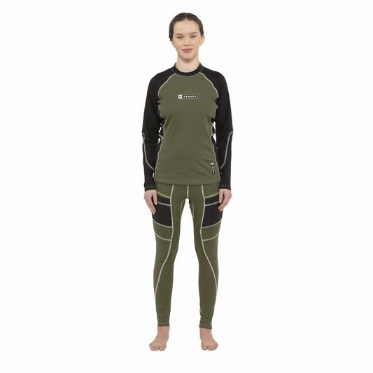 Armada (Sample) - Women's Haven Baselayer Top - Olive/Black