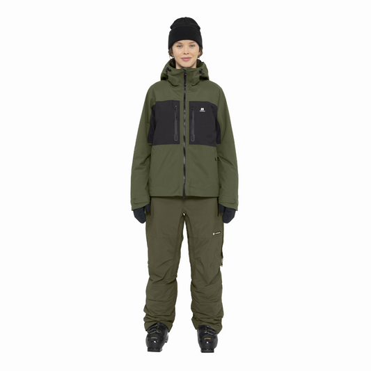 Armada (Sample) - Women's Pascore 2L Bib - Olive/Black