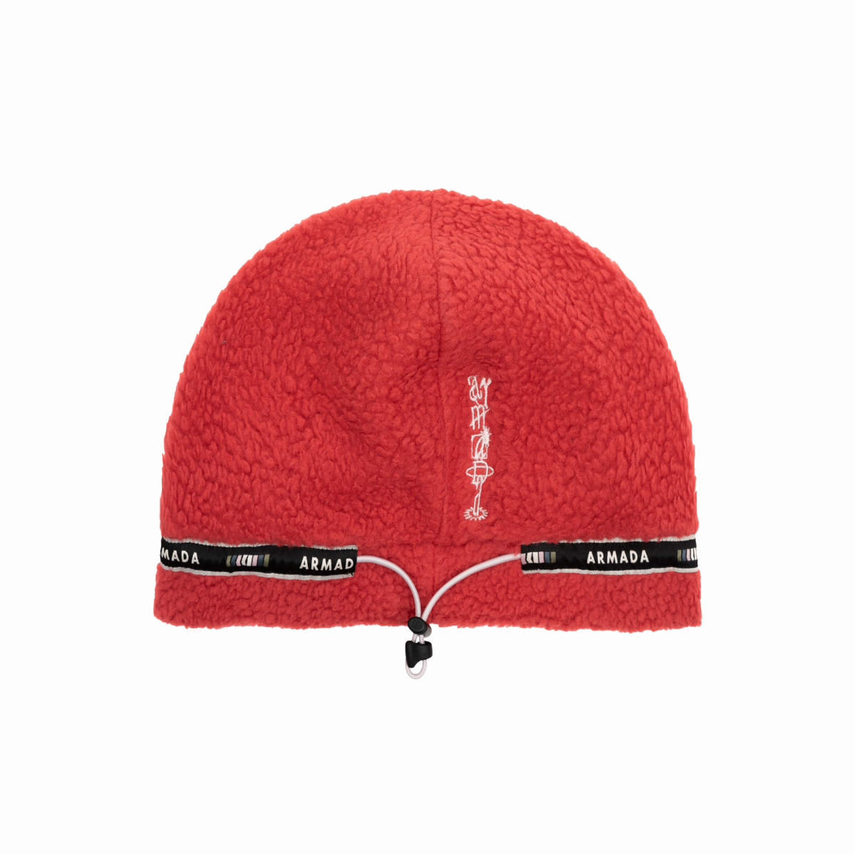 Armada (Sample) - Unisex Cord Lock Fleece Beanie - Chile Ristra