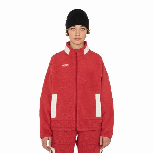 Armada (Sample) - Unisex Klatch Fleece Jacket - Chile Ristra