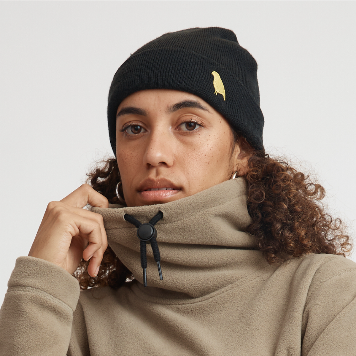 Yuki Threads - Bird Beanie - Black