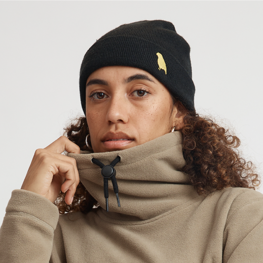 Yuki Threads - Bird Beanie - Black