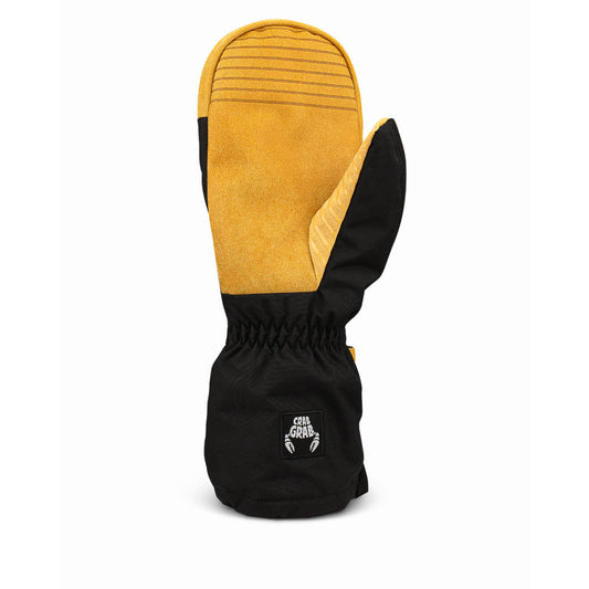 Crab Grab - Unisex Cinch Mitten - Black & Tan
