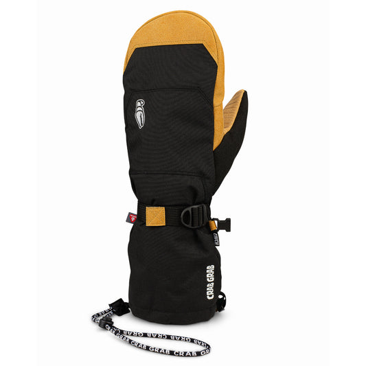 Crab Grab - Unisex Cinch Mitten - Black & Tan