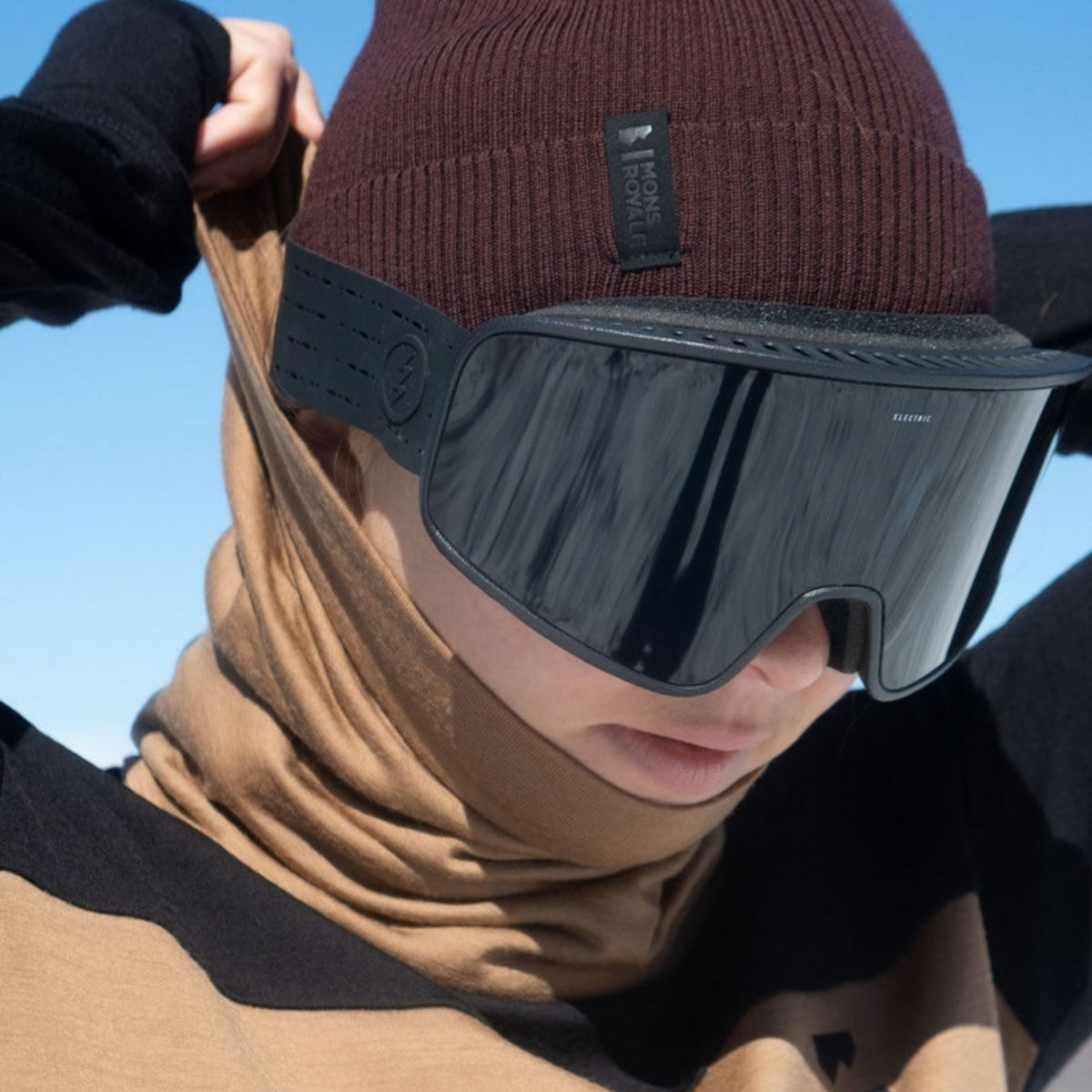 Mons Royale Unisex Double Up Neckwarmer - Marina