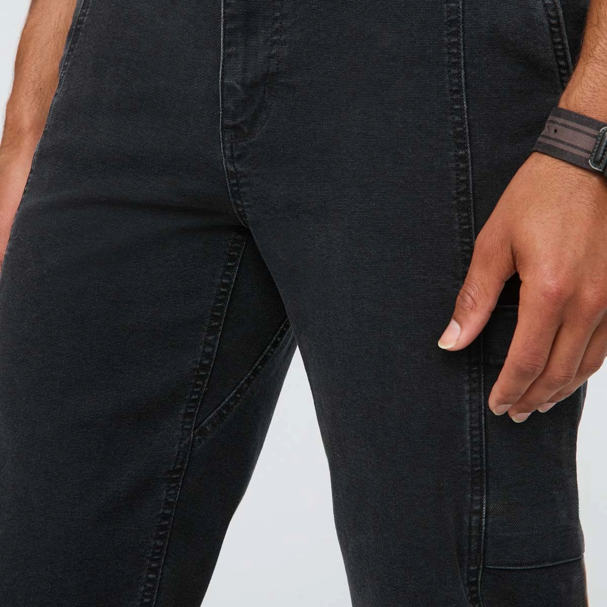 Duer - Men's Stretch Canvas 7 Pocket Pant - Black