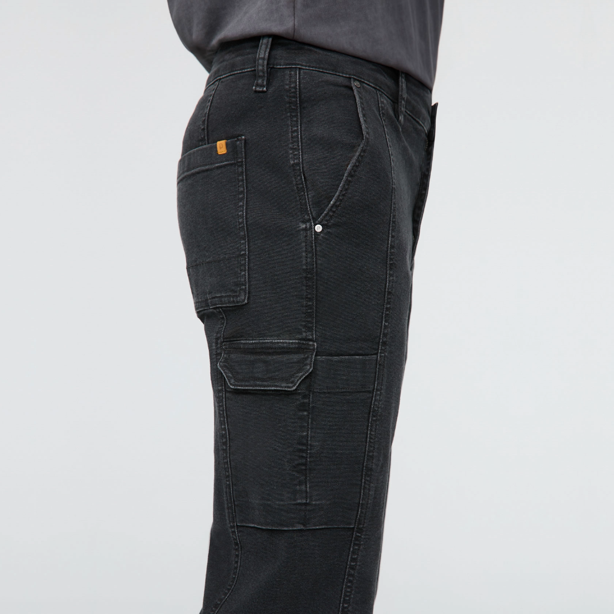 Duer - Men's Stretch Canvas 7 Pocket Pant - Black