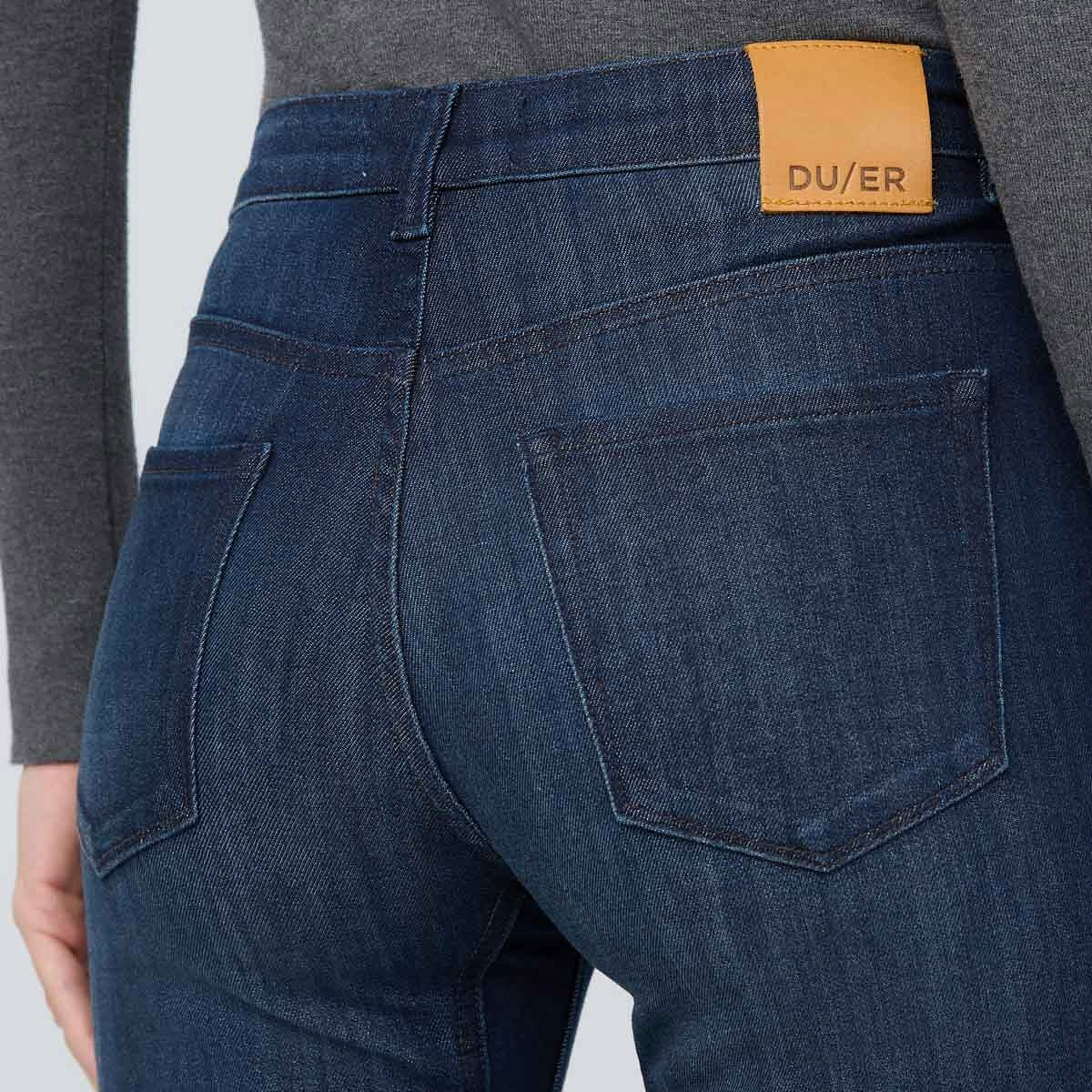 Duer (Sample) - Women's Performance Denim Slim - Nostalgia Blue