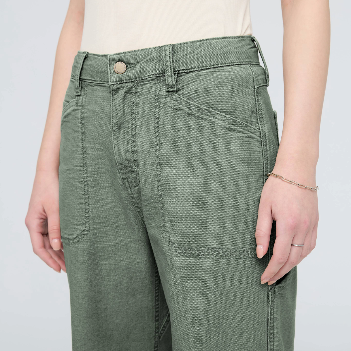 Duer (Sample) - Women's Stretch Canvas Utility Pant - Pine