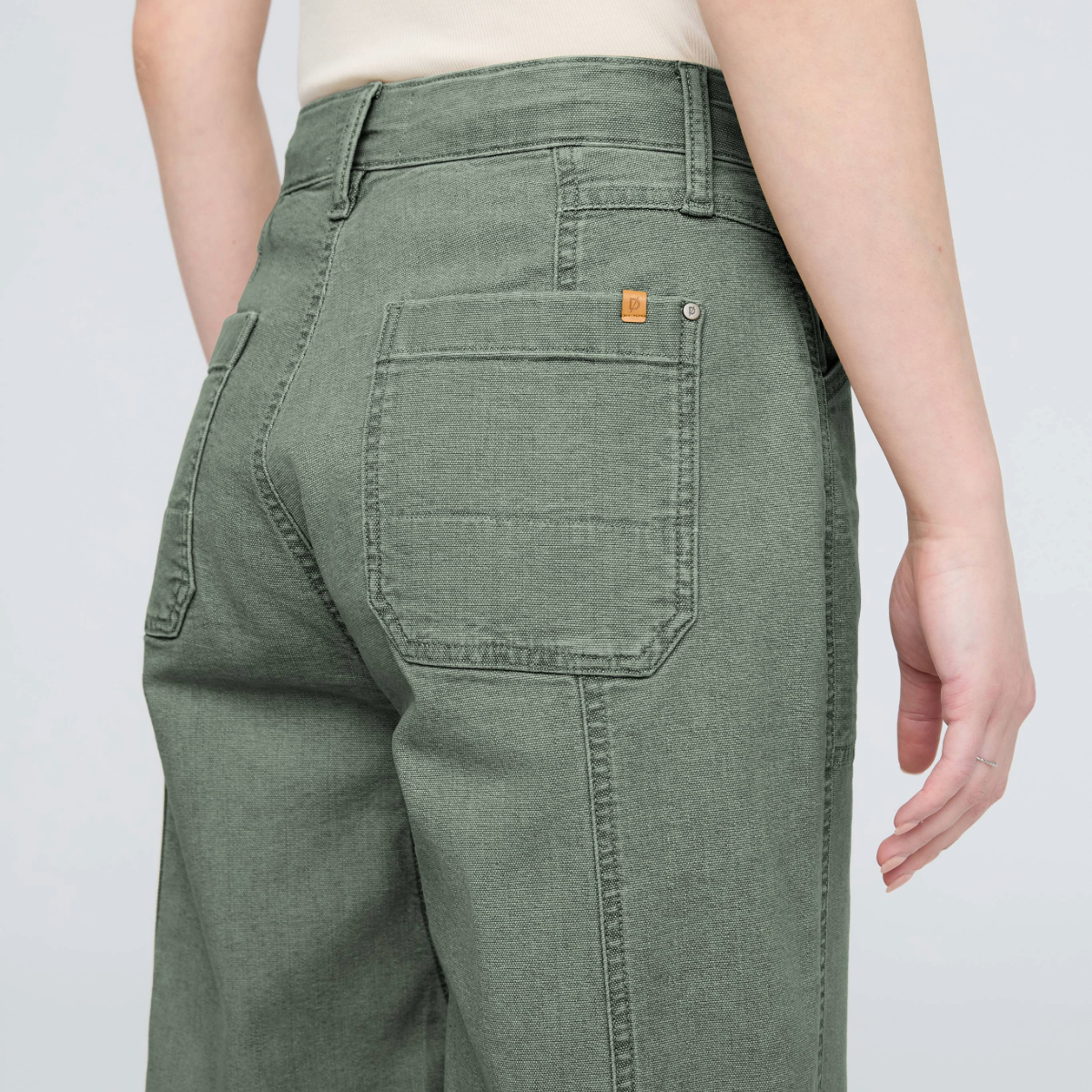 Duer (Sample) - Women's Stretch Canvas Utility Pant - Pine
