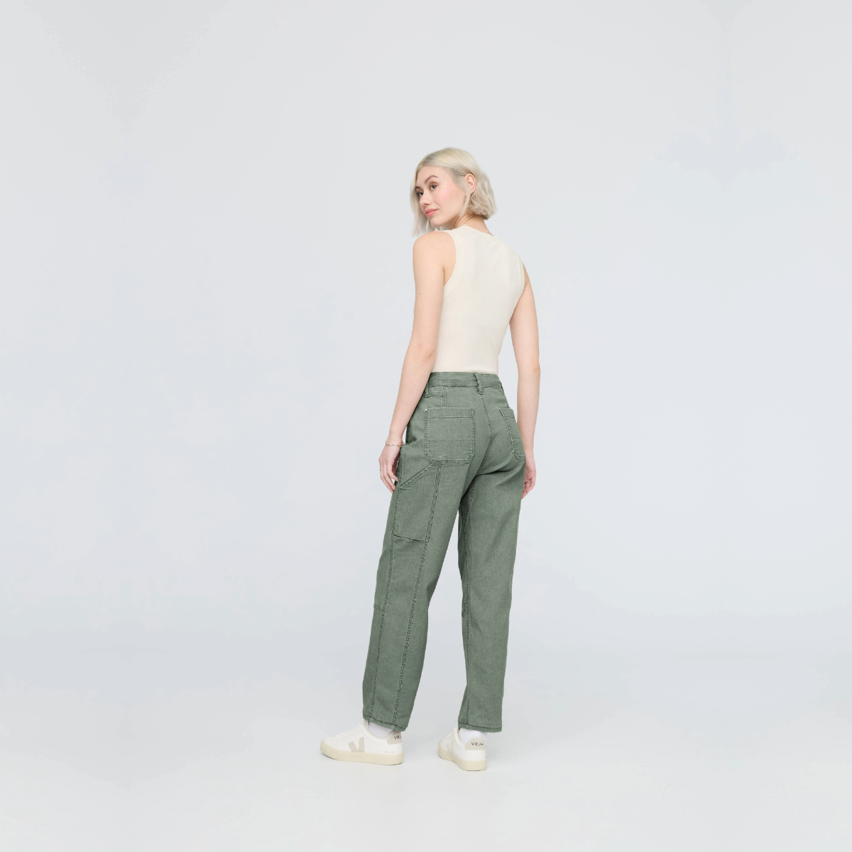 Duer (Sample) - Women's Stretch Canvas Utility Pant - Pine