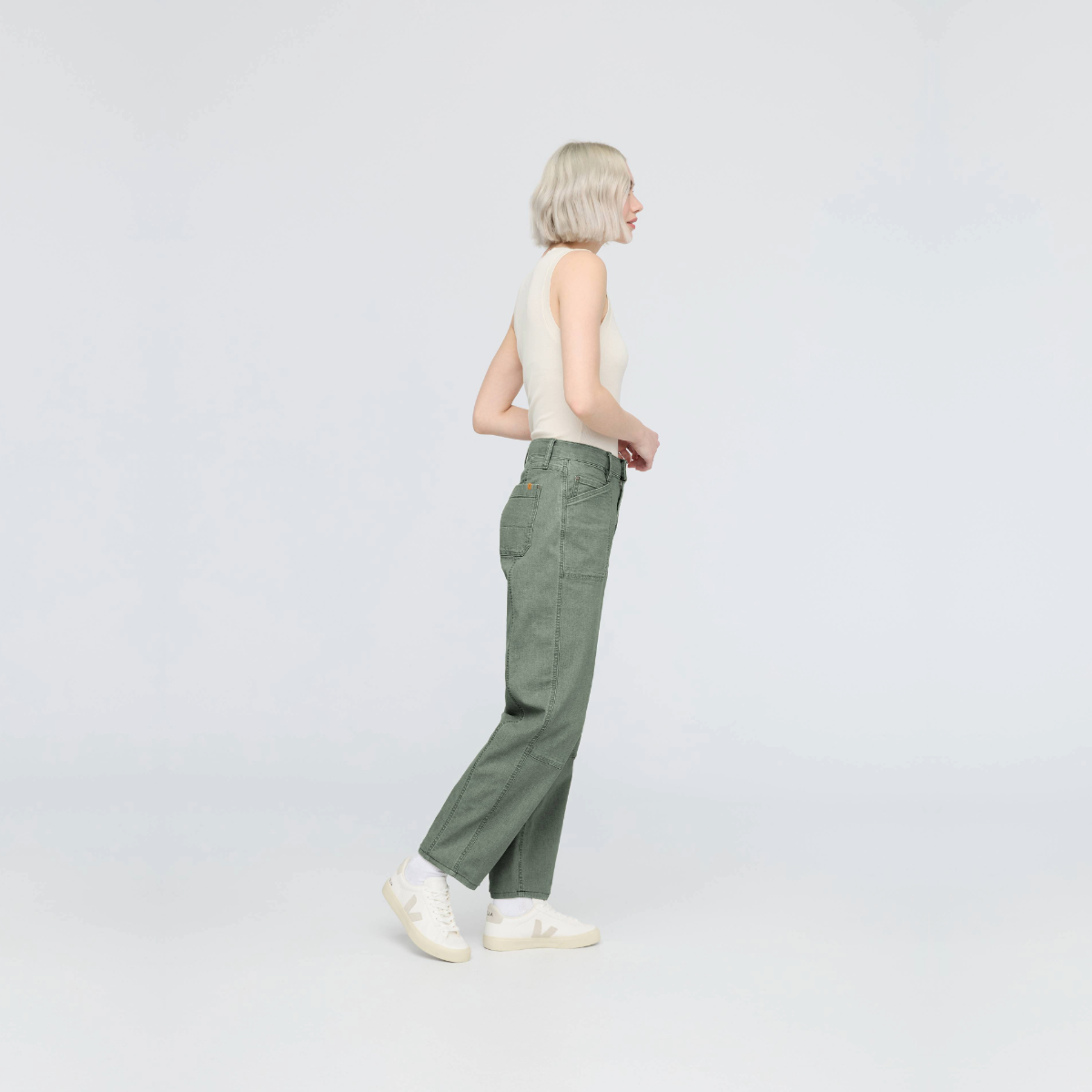 Duer (Sample) - Women's Stretch Canvas Utility Pant - Pine