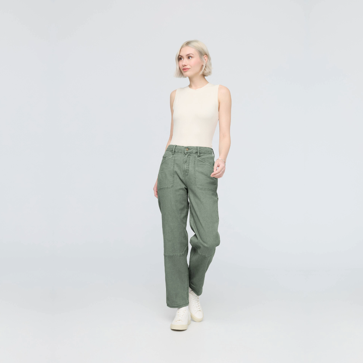 Duer (Sample) - Women's Stretch Canvas Utility Pant - Pine
