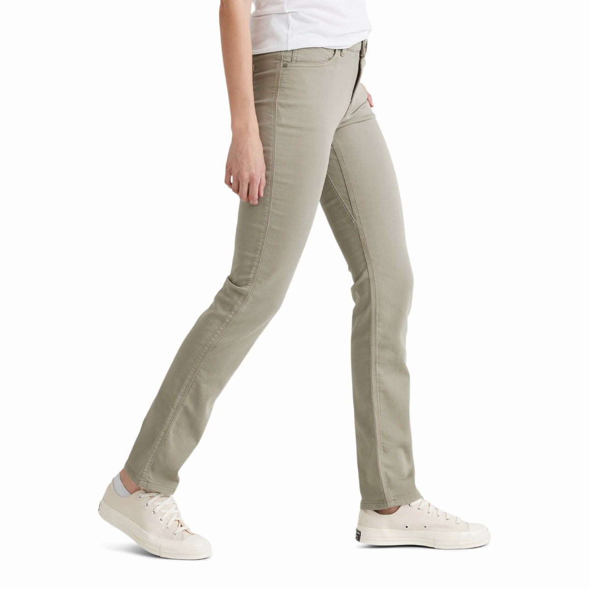 Duer (Sample) - Women's No Sweat Slim Straight - Sage