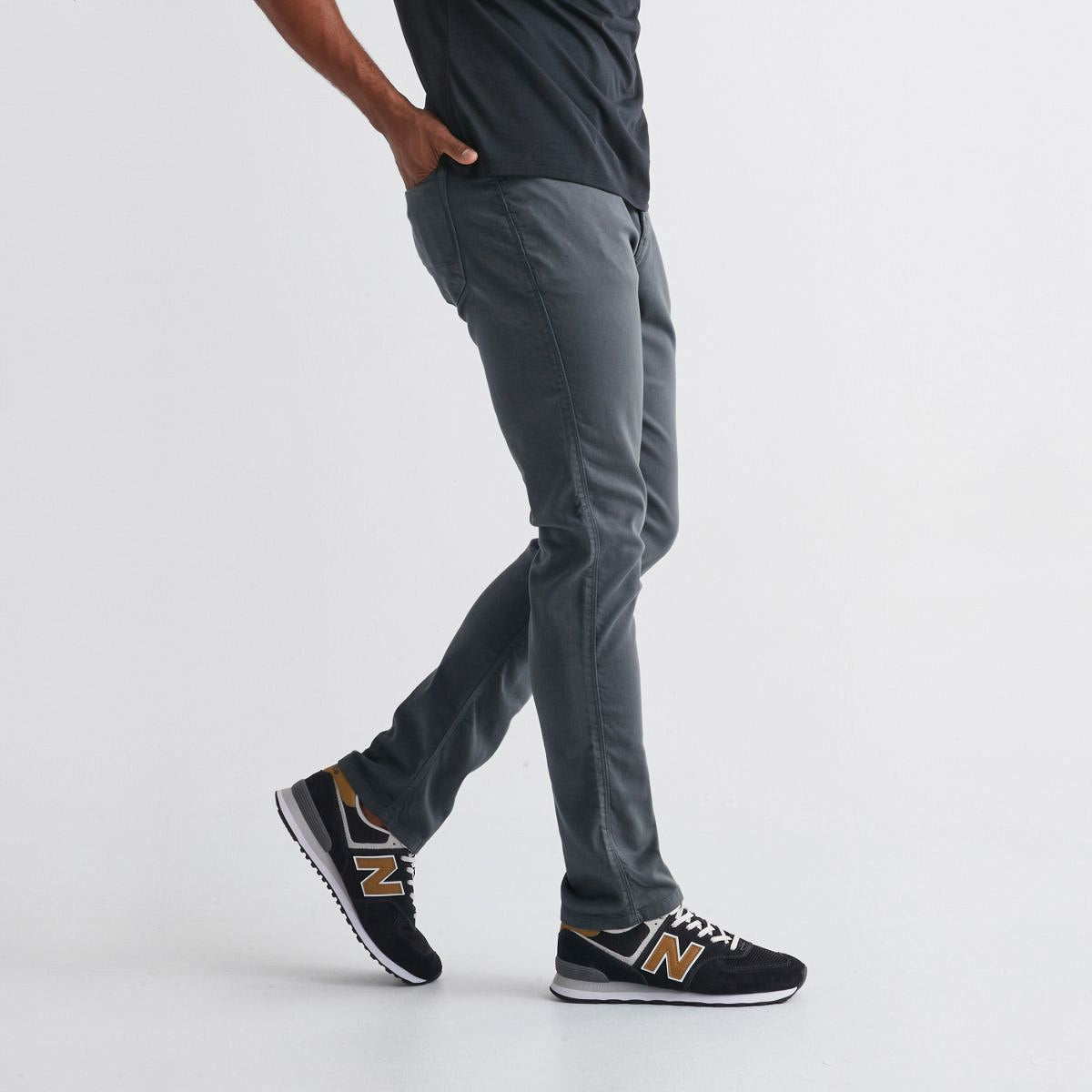 Duer - Men's No Sweat Pant Relaxed Taper - Gull