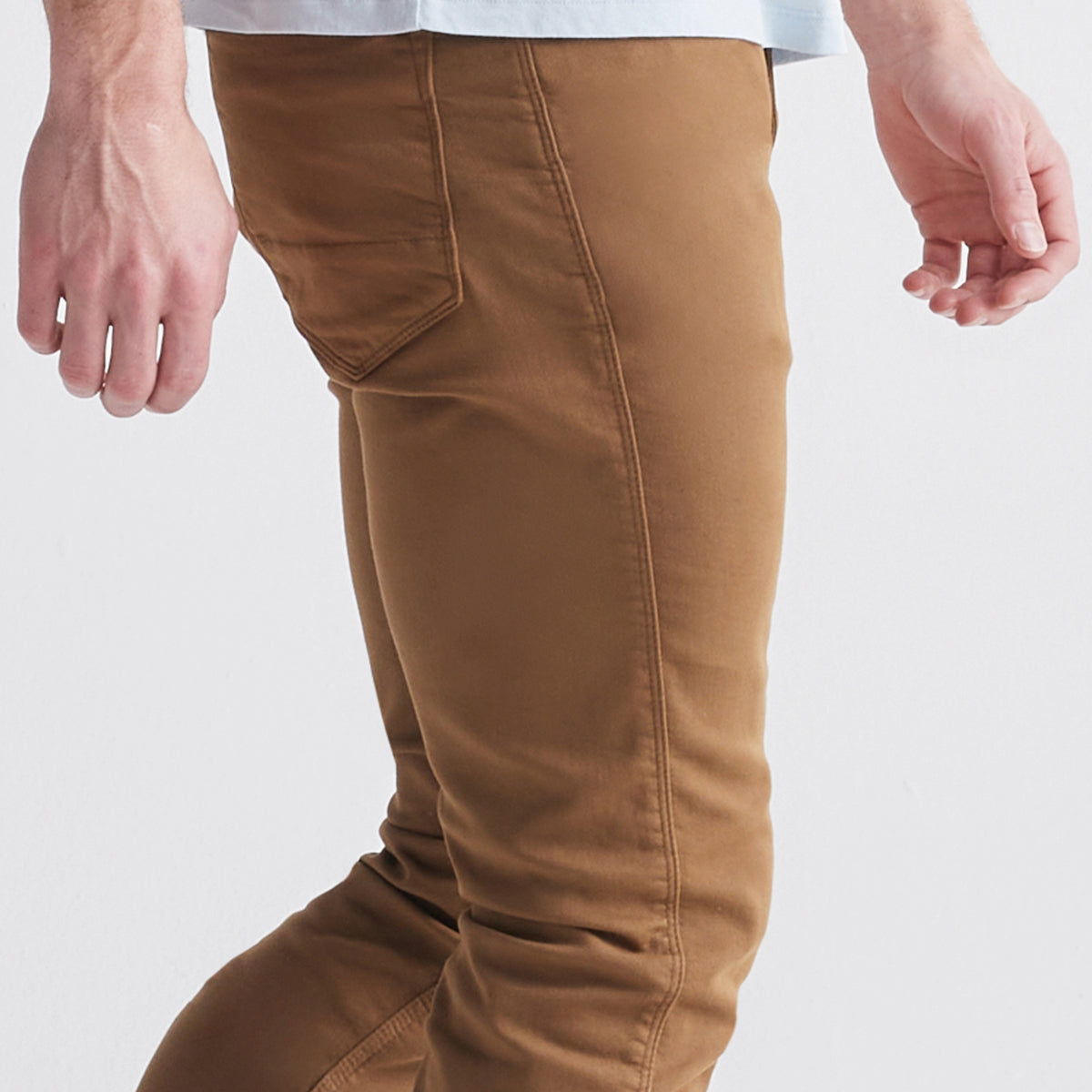 Duer - Men's No Sweat Pant Slim - Tobacco