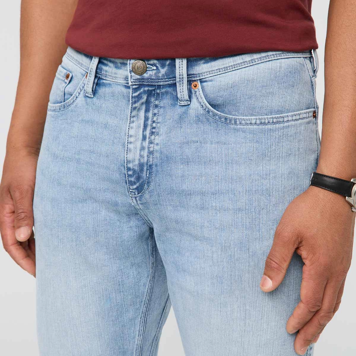 Duer (Sample) - Men's Performance Denim Relaxed Taper - Nimbus
