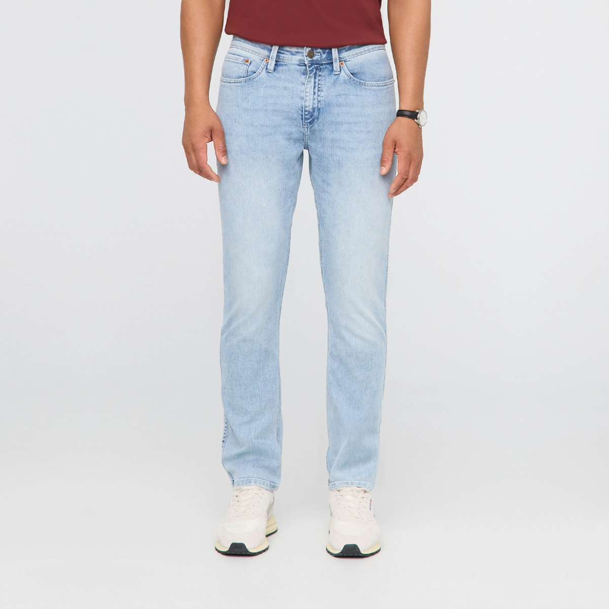 Duer (Sample) - Men's Performance Denim Relaxed Taper - Nimbus