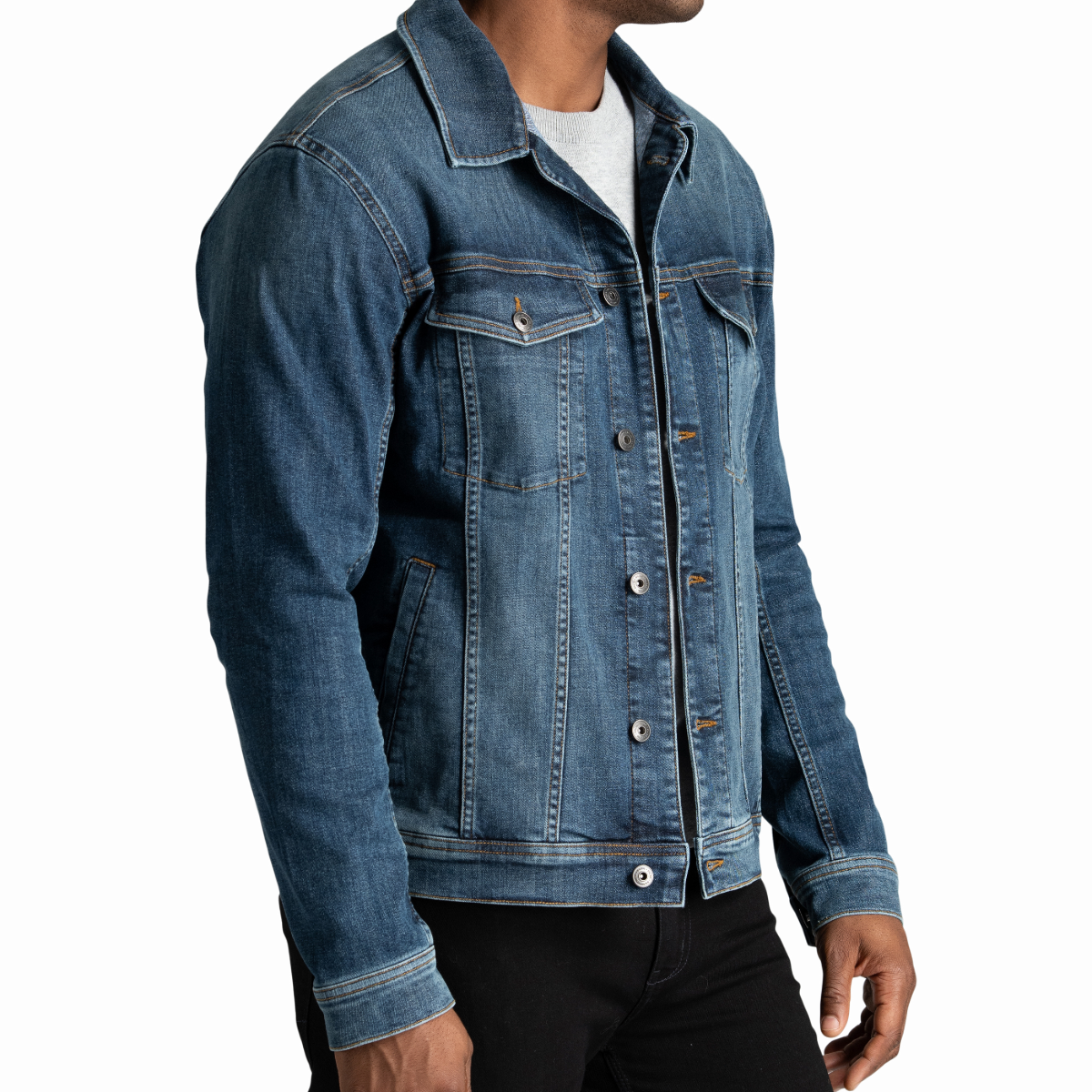 Duer - Men's Stay Dry Performance Denim Jean Jacket - Galactic