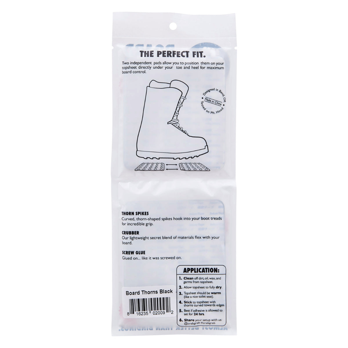 Crab Grab - Board Thorns - Black