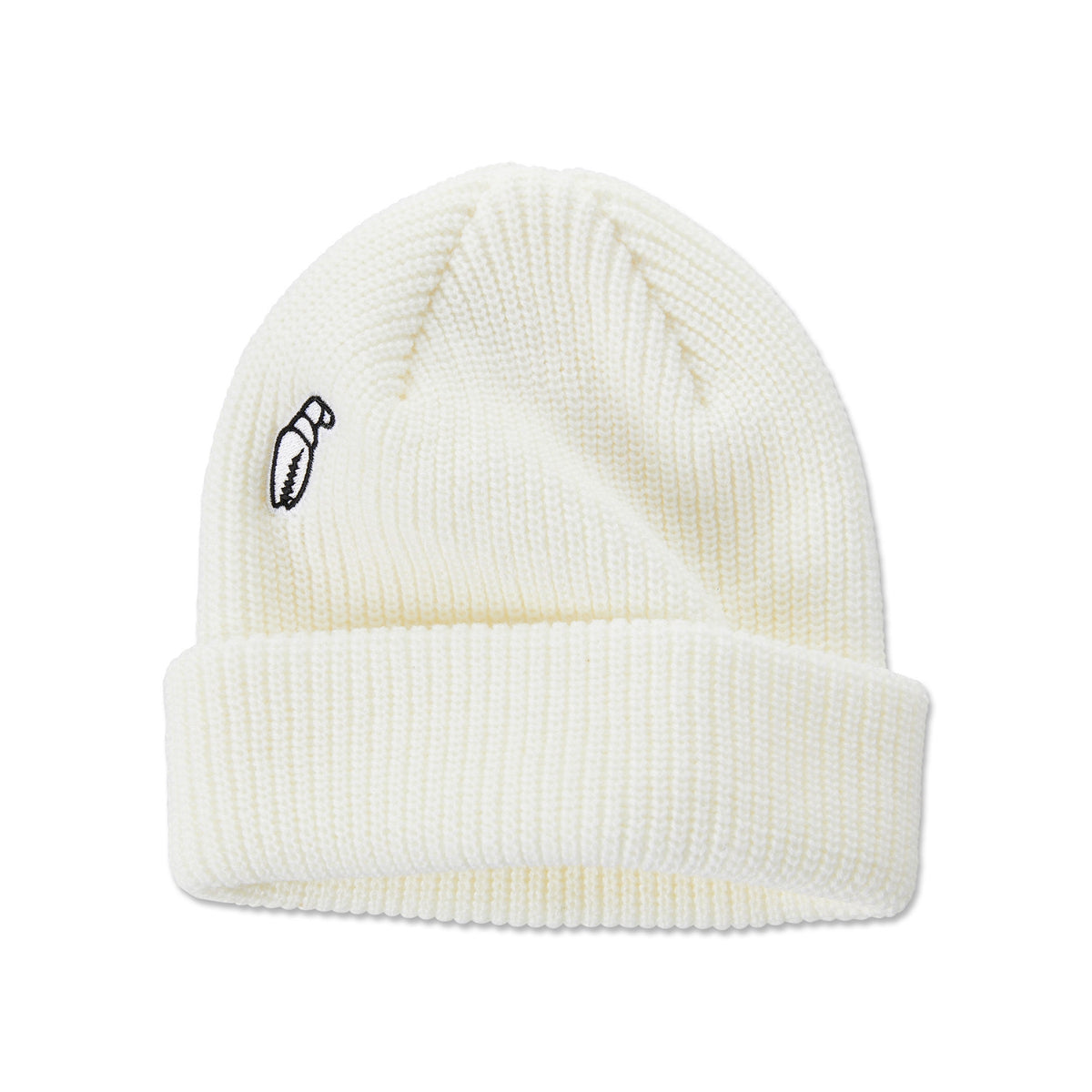 Crab Grab - High Mark Beanie - White