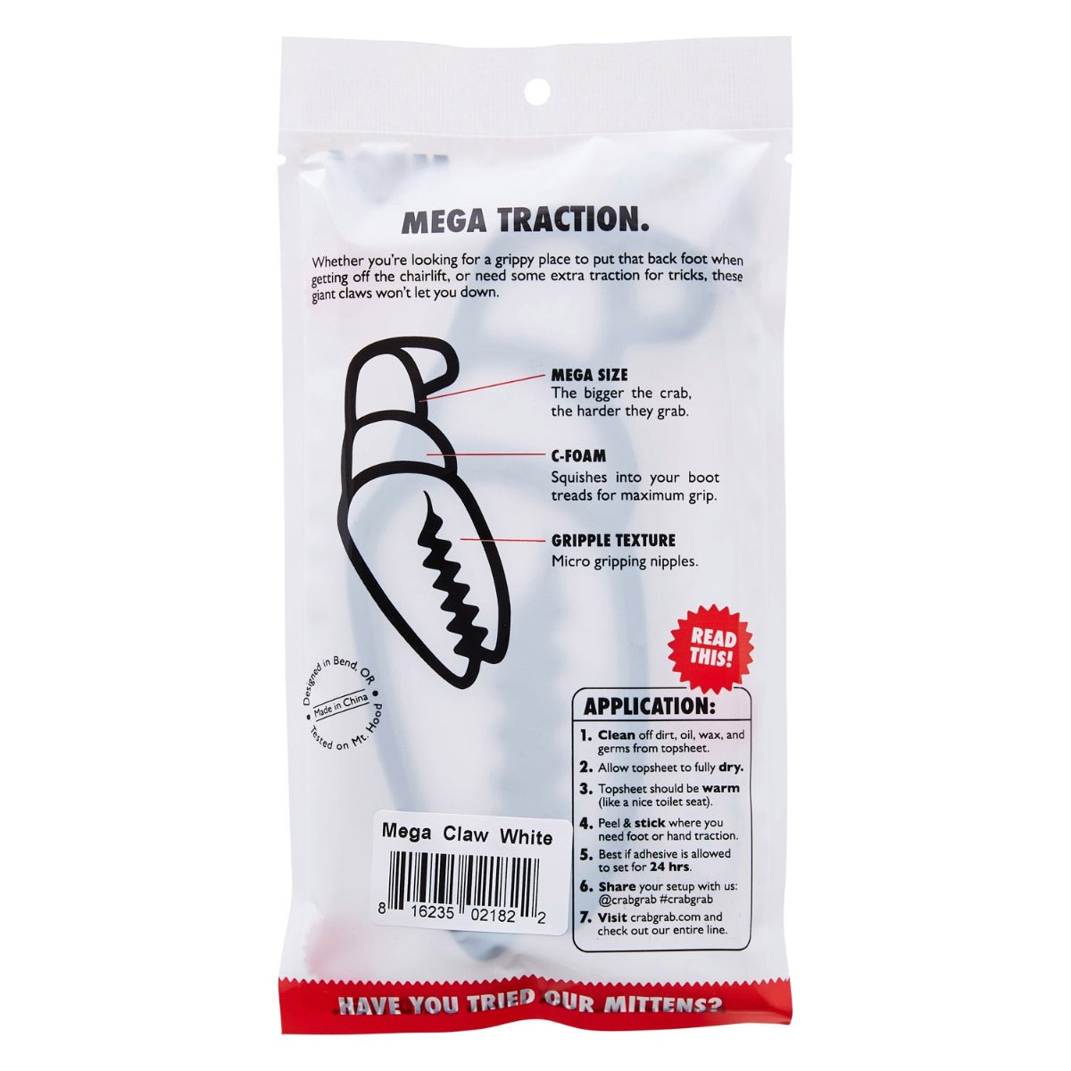 Crab Grab - Mega Claw - Black/White