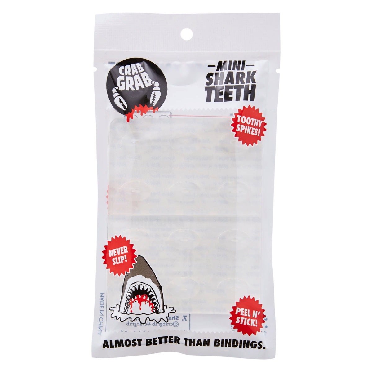 Crab Grab - Mini Shark Teeth - Clear