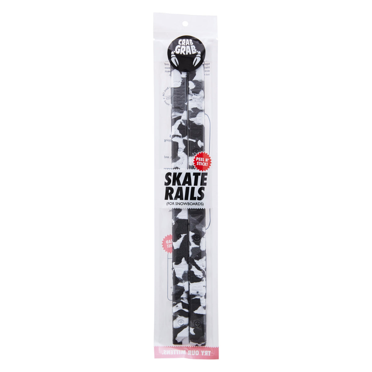 Crab Grab - Skate Rails - Black White Swirl