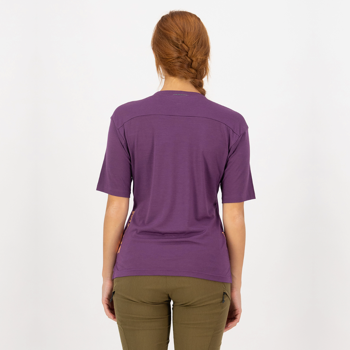 Mons Royale - Women's Diversion Merino Bike Jersey Short Sleeve - Ultraviolet/Boysenberry