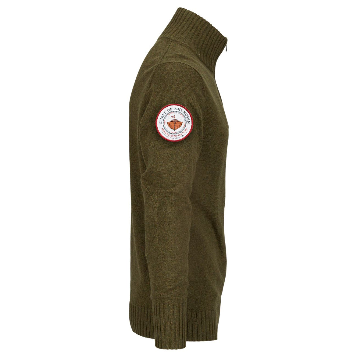 Amundsen Deck Half Zip Mens - Olive