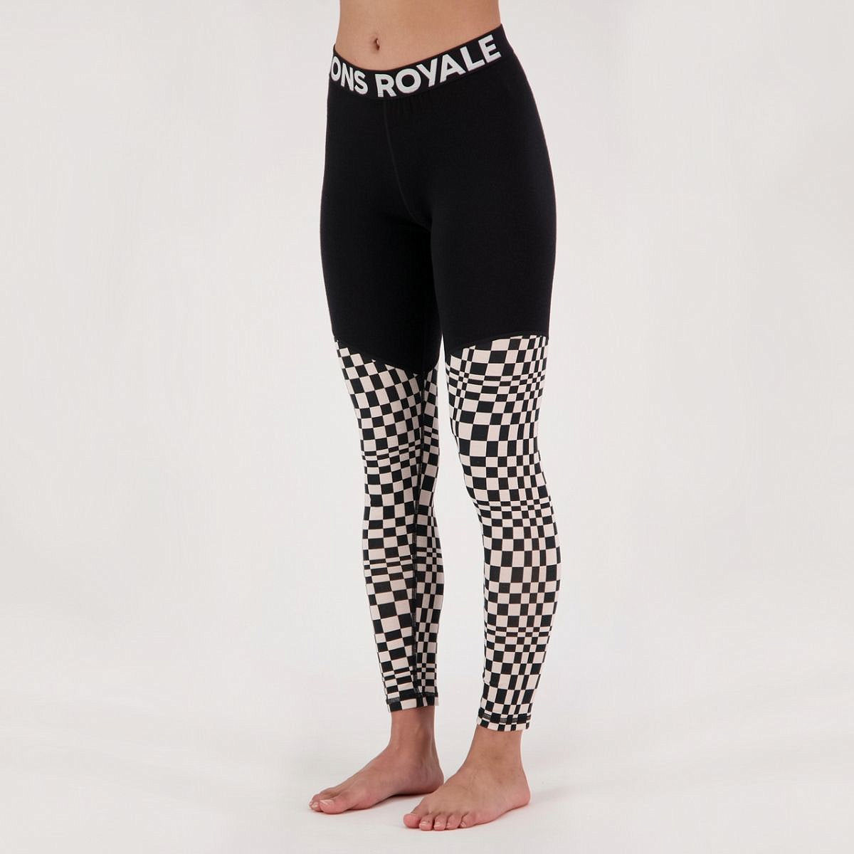 Mons Royale (Sample) - Women's Cascade Merino Flex 200 Legging - Checkers