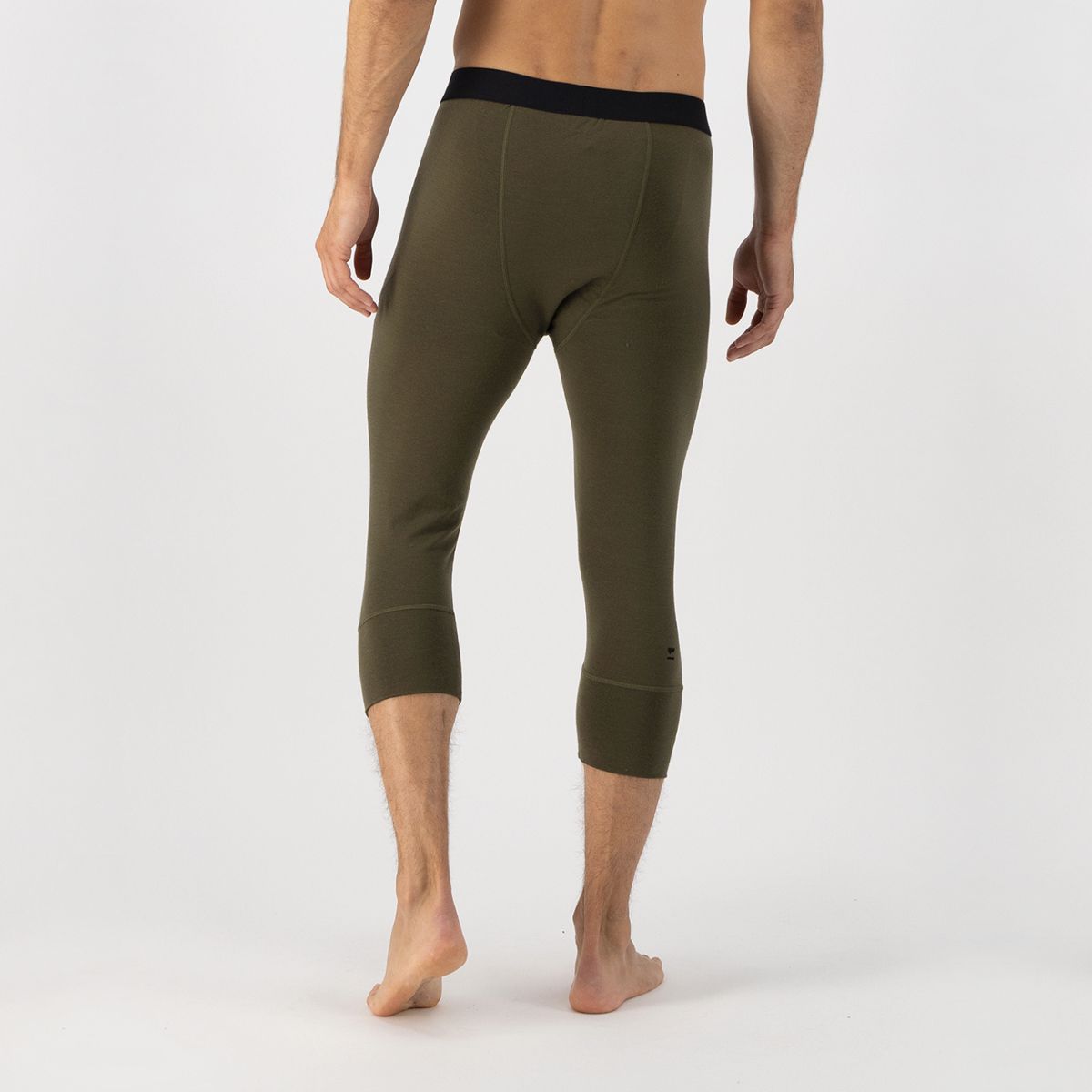 Mons Royale - Men's Cascade Merino Flex 200 3/4 Legging - Dark Olive