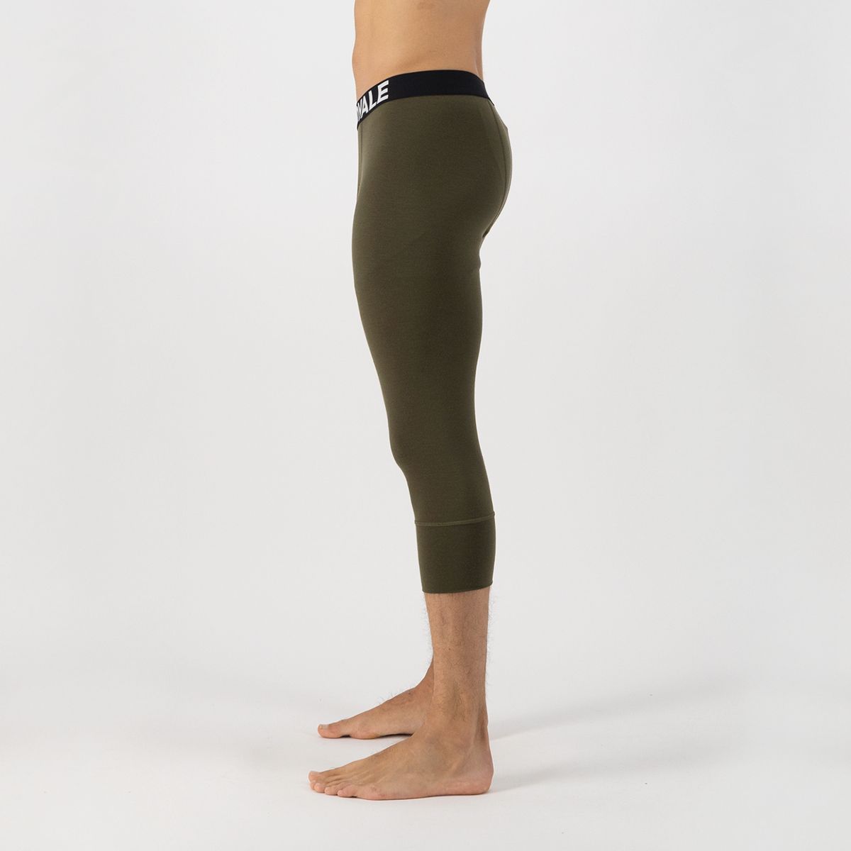 Mons Royale - Men's Cascade Merino Flex 200 3/4 Legging - Dark Olive