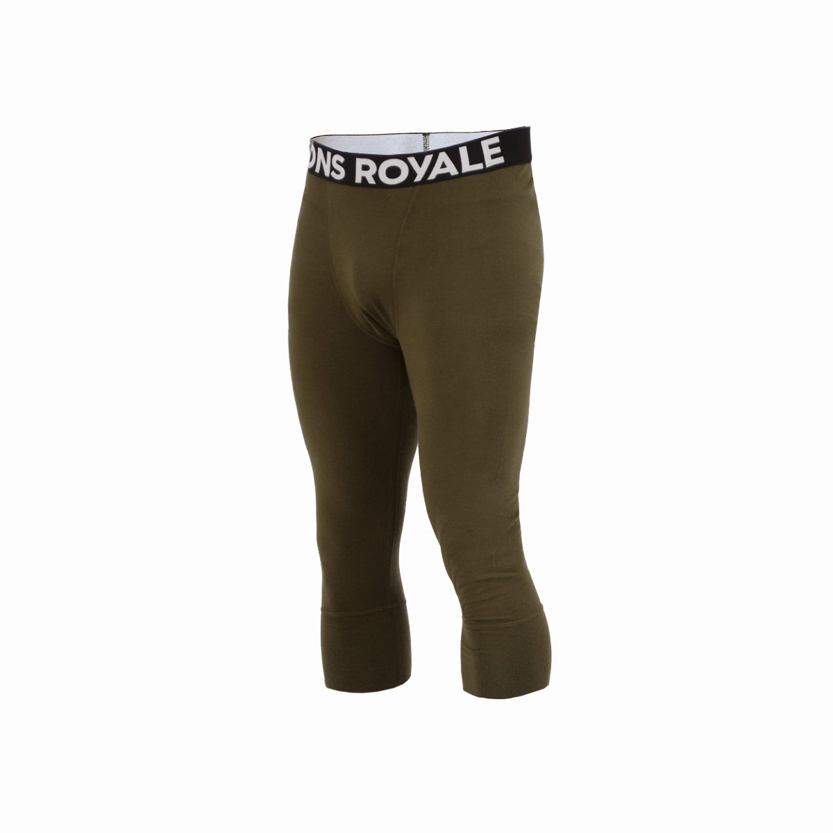 Mons Royale - Men's Cascade Merino Flex 200 3/4 Legging - Dark Olive