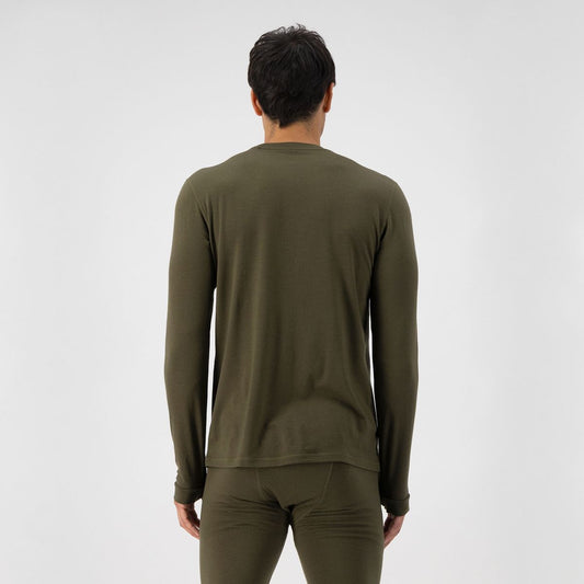 Mons Royale - Men's Cascade Merino Flex 200 LS - Dark Olive