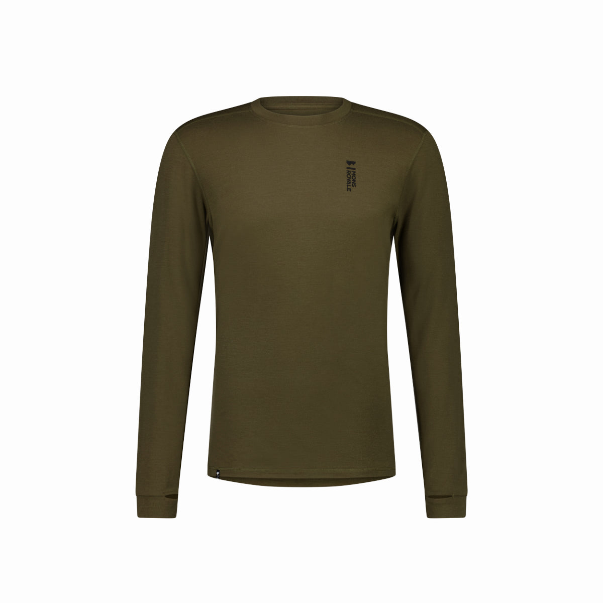 Mons Royale - Men's Cascade Merino Flex 200 LS - Dark Olive