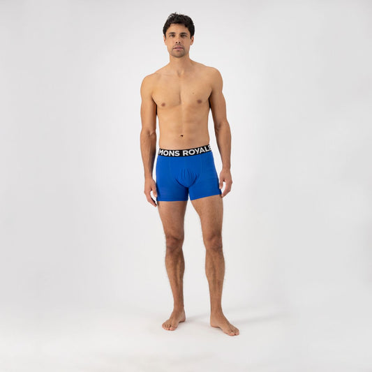 Mons Royale - Men's Hold 'em Shorty Boxer - Cobalt