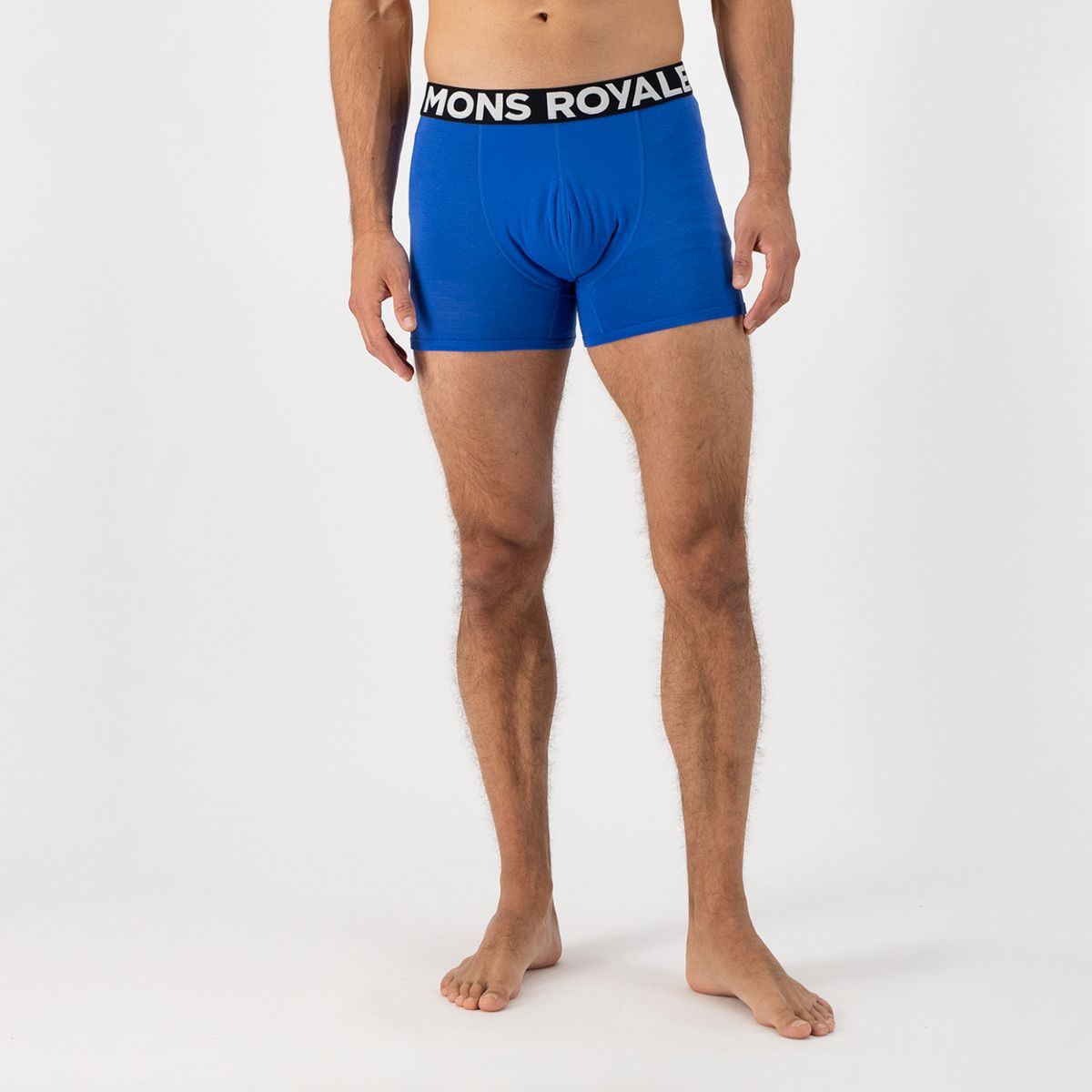 Mons Royale - Men's Hold 'em Shorty Boxer - Cobalt