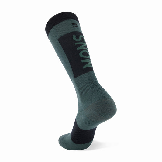Mons Royale - Unisex Atlas Merino Snow Sock - Burnt Sage